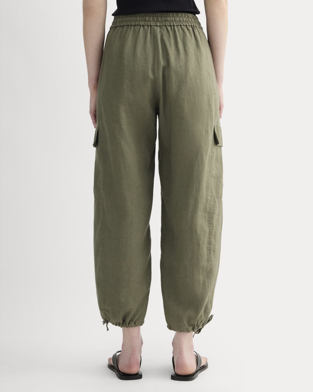 The Cargo Curve Pant in Linen | Kalamata