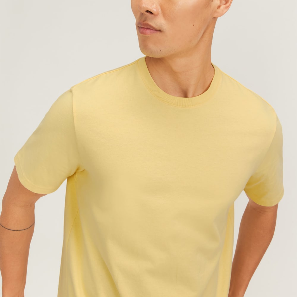 The Premium-Weight Crew | Uniform | Pale Yellow