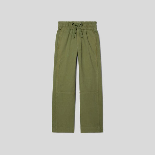 The Canvas Organic Cotton Pull-On Pant | Forest Green