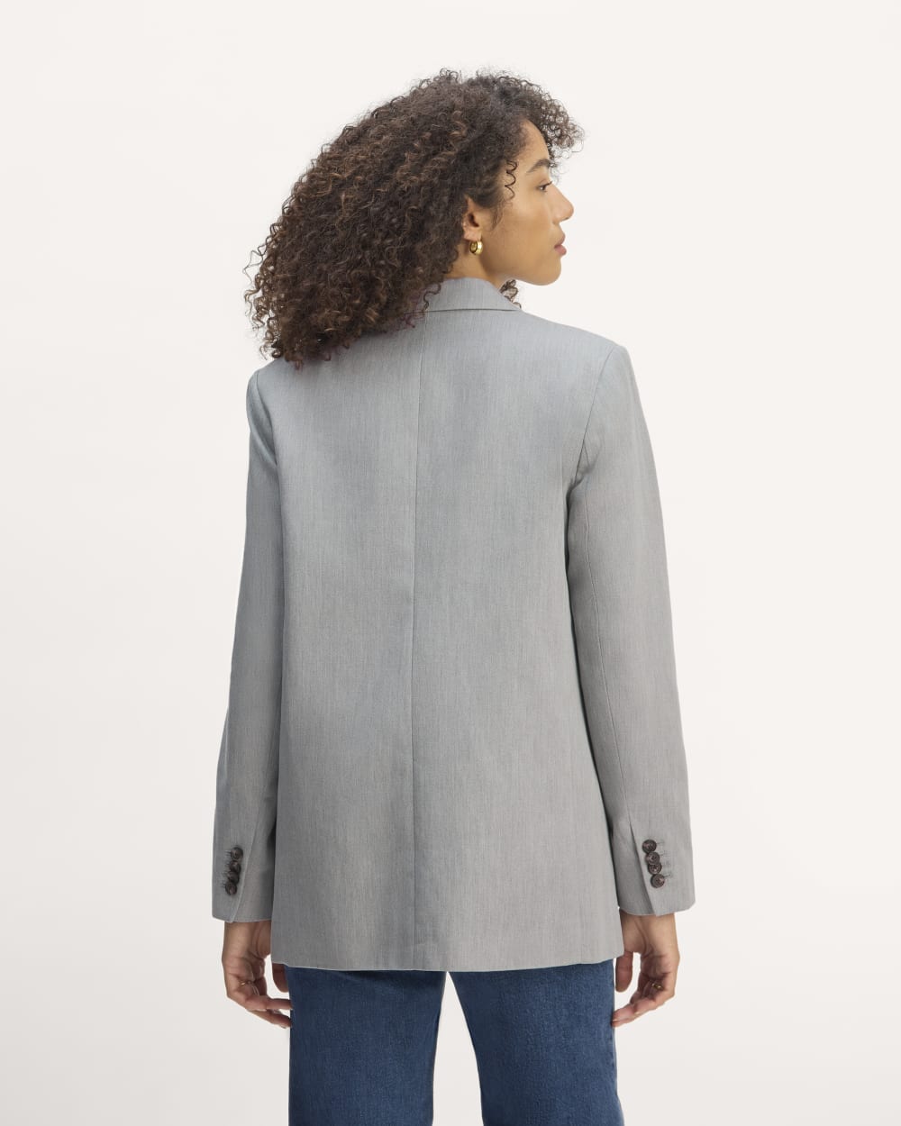The Oversized Blazer in Buttersmooth | Heather Steel
