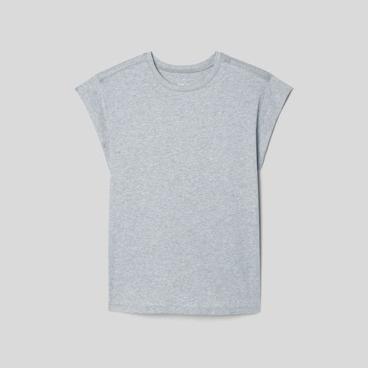 The Muscle Tee in Essential Cotton | Heather Grey