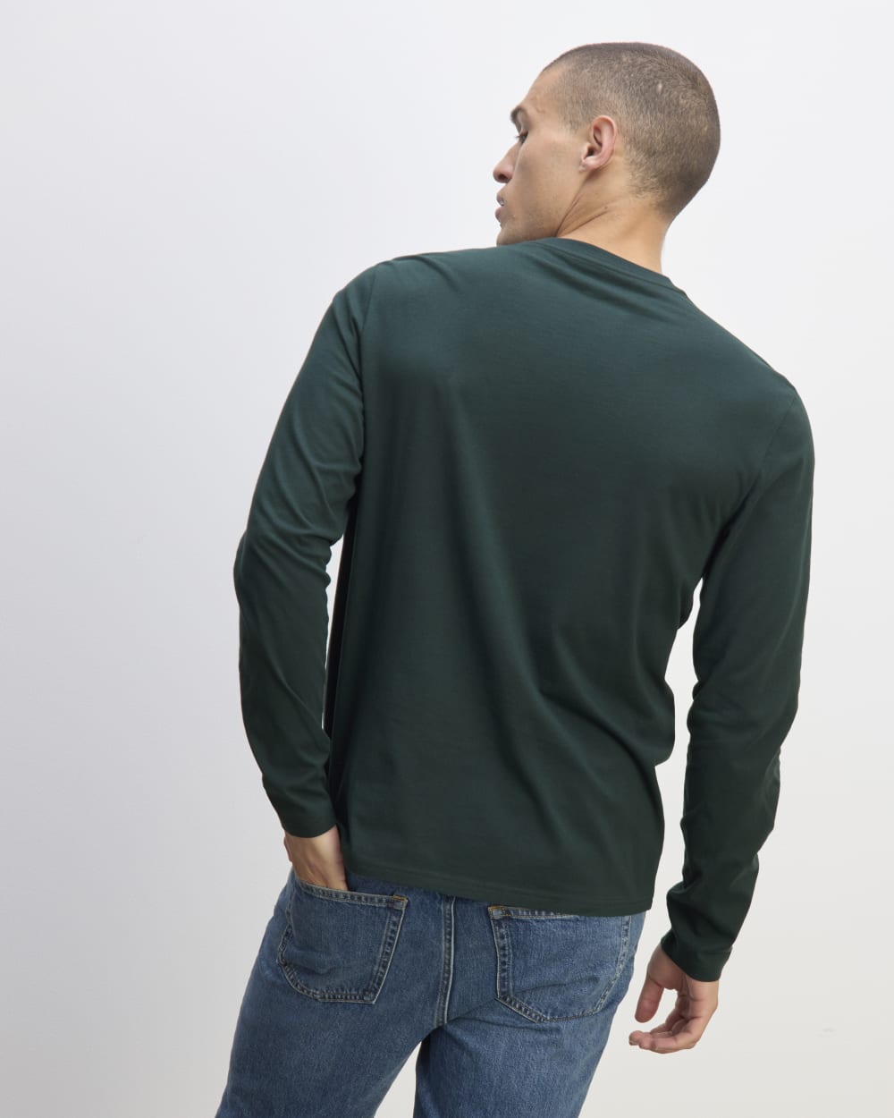 The Essential Organic Long-Sleeve Tee | Scarab