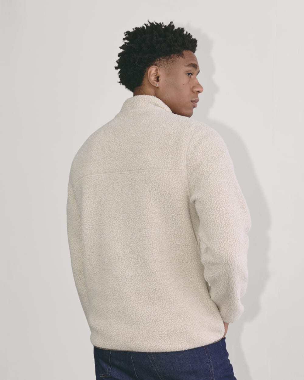 The Teddy Quarter-Zip Fleece | Heathered Oat