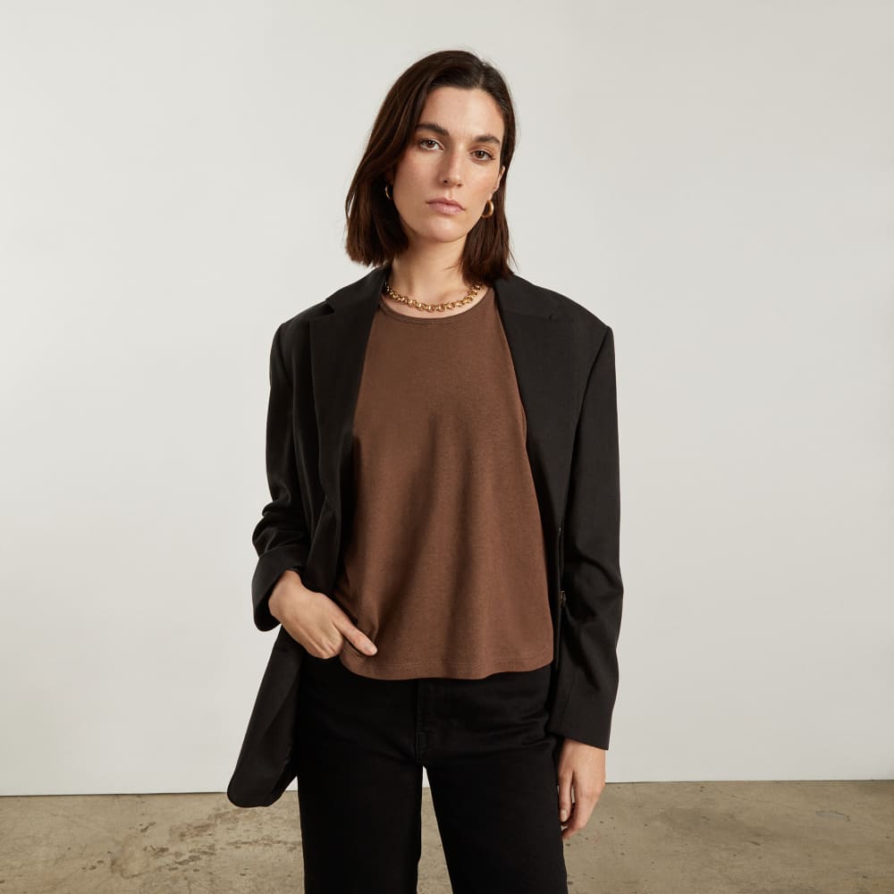 The Hemp Cutaway Tank | Espresso