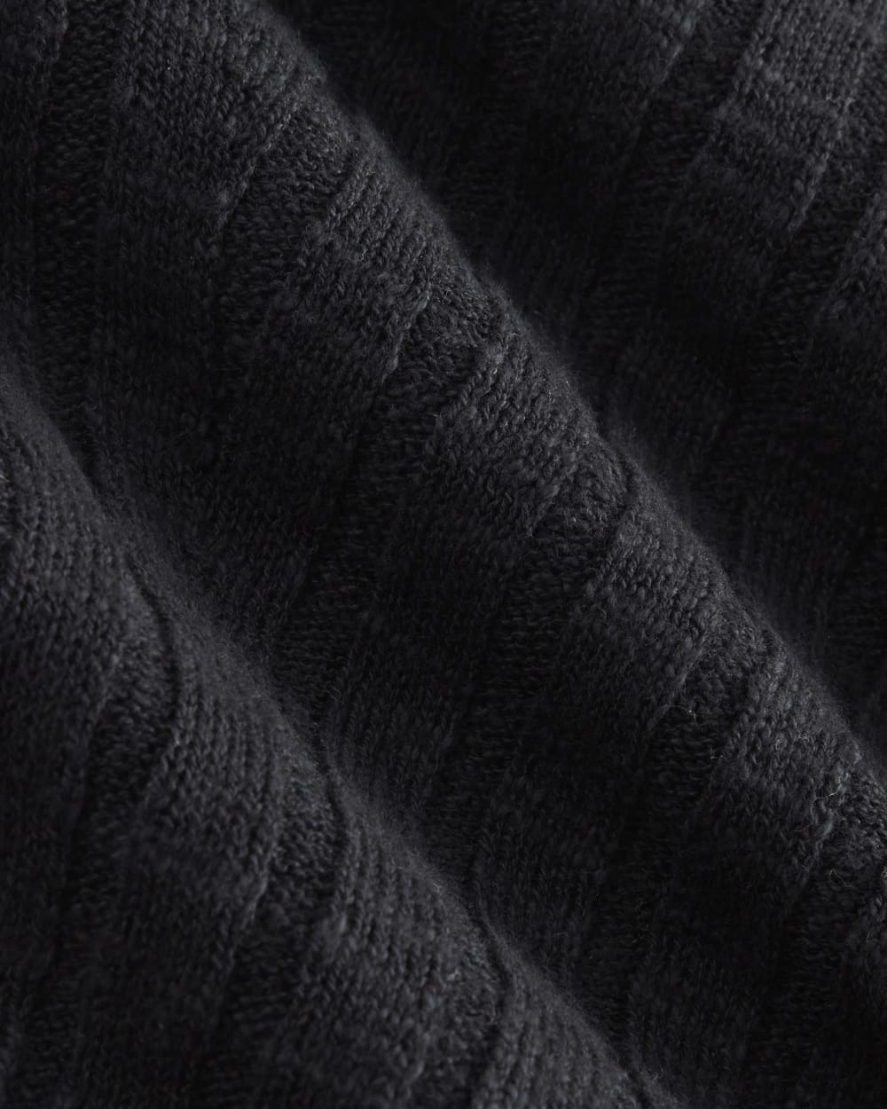 The Oversized Tee in Cotton Linen | Black