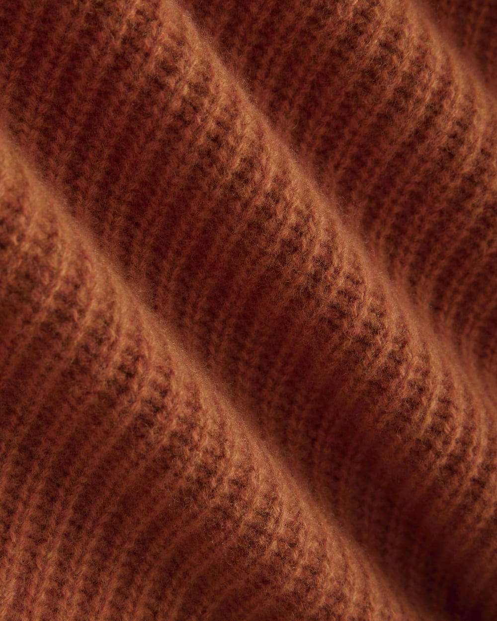 The Half-Zip Sweater in Luxe Merino | Rust Heather