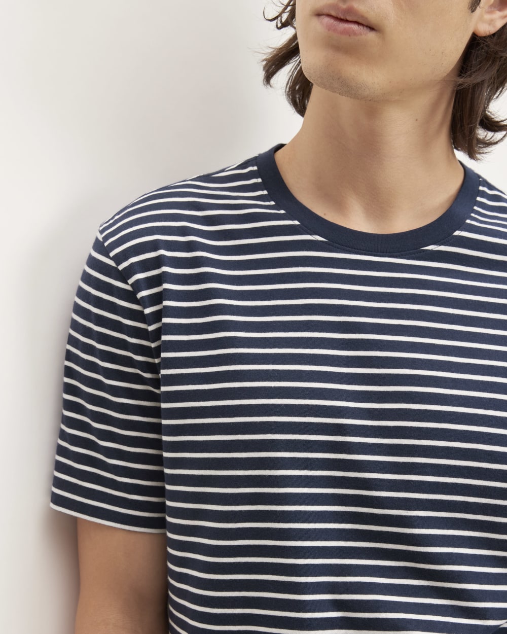 The Essential Organic Crew | Navy / Bone