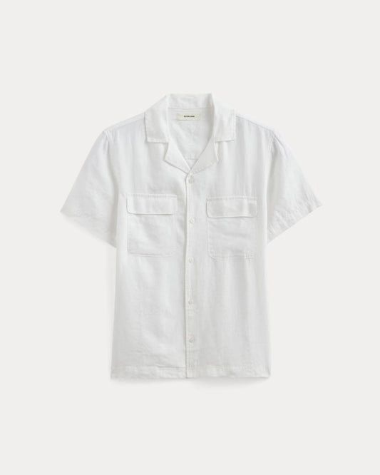 The Resort Shirt in Linen | White