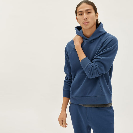 The Track Hoodie | Kingfisher Blue