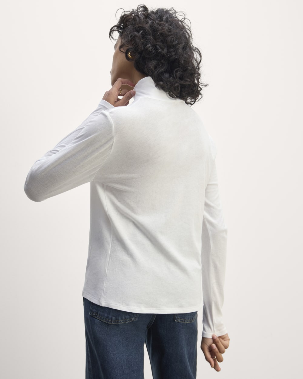 The Air Turtleneck | White