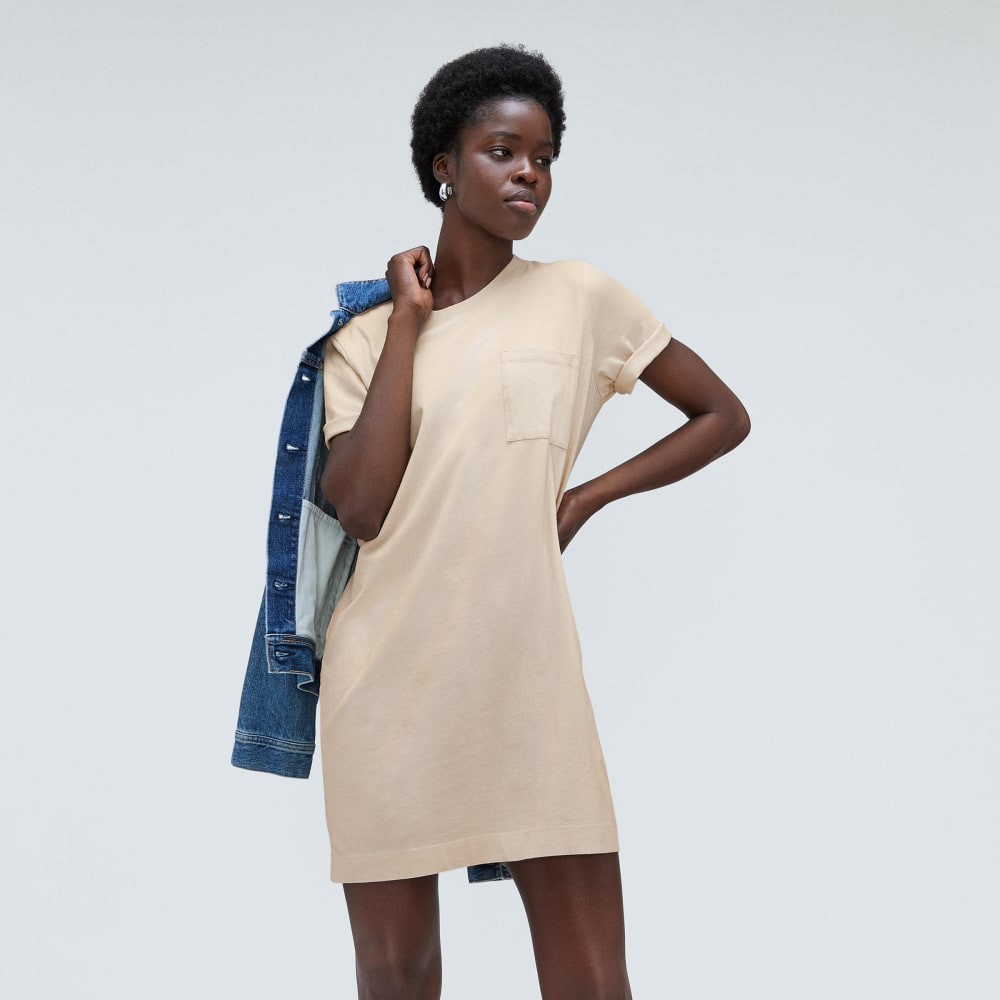 The Organic Cotton Weekend Tee Dress | Brazilian Sand