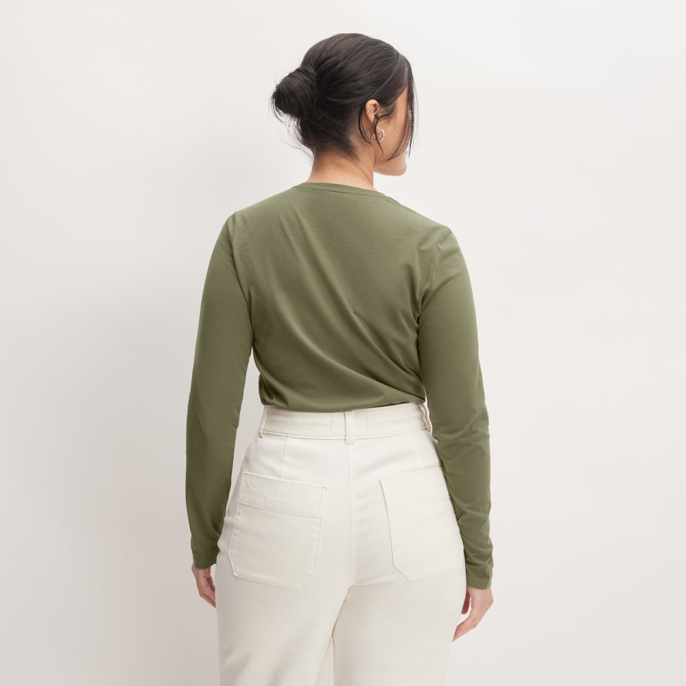 The Organic Cotton Long-Sleeve Crew | Kalamata