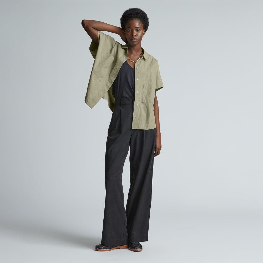 The Short-Sleeve Box Shirt | Seagrass