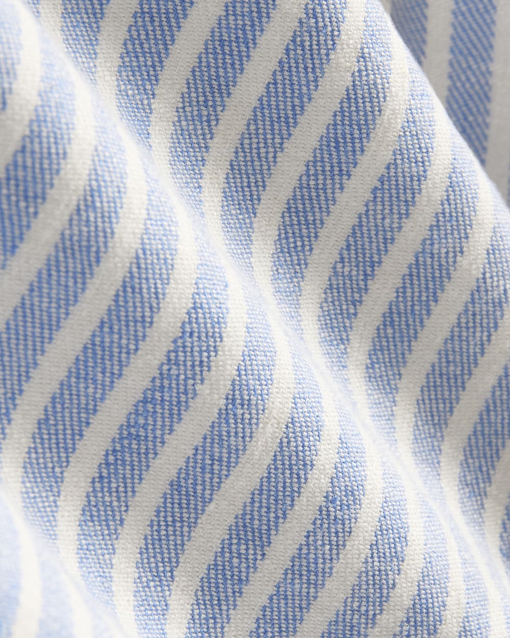 The Vest in Stretch Linen | Bluebell / Bone