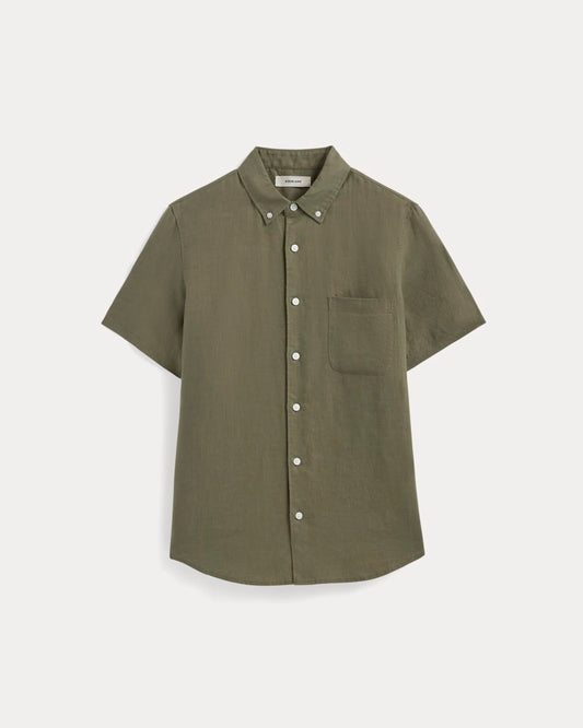 The Classic Short-Sleeve Shirt in Linen | Kalamata