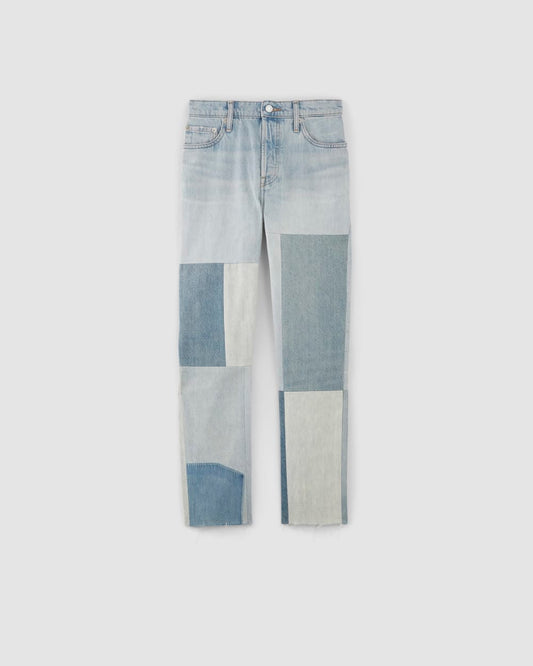 The ’90s Cheeky® Mended Jean | Patched Indigo | 28.5 Inseam