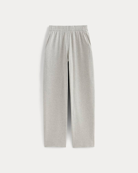The Off-Duty Barrel Pant | Pale Heather Grey