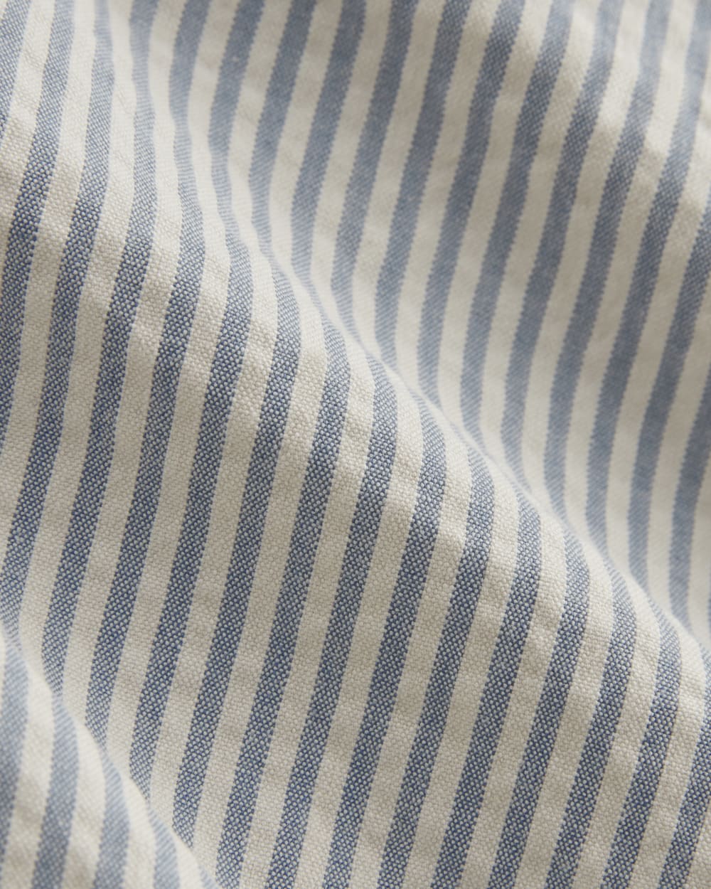 The Seersucker Mini Wrap Dress | Dutch Blue / Natural