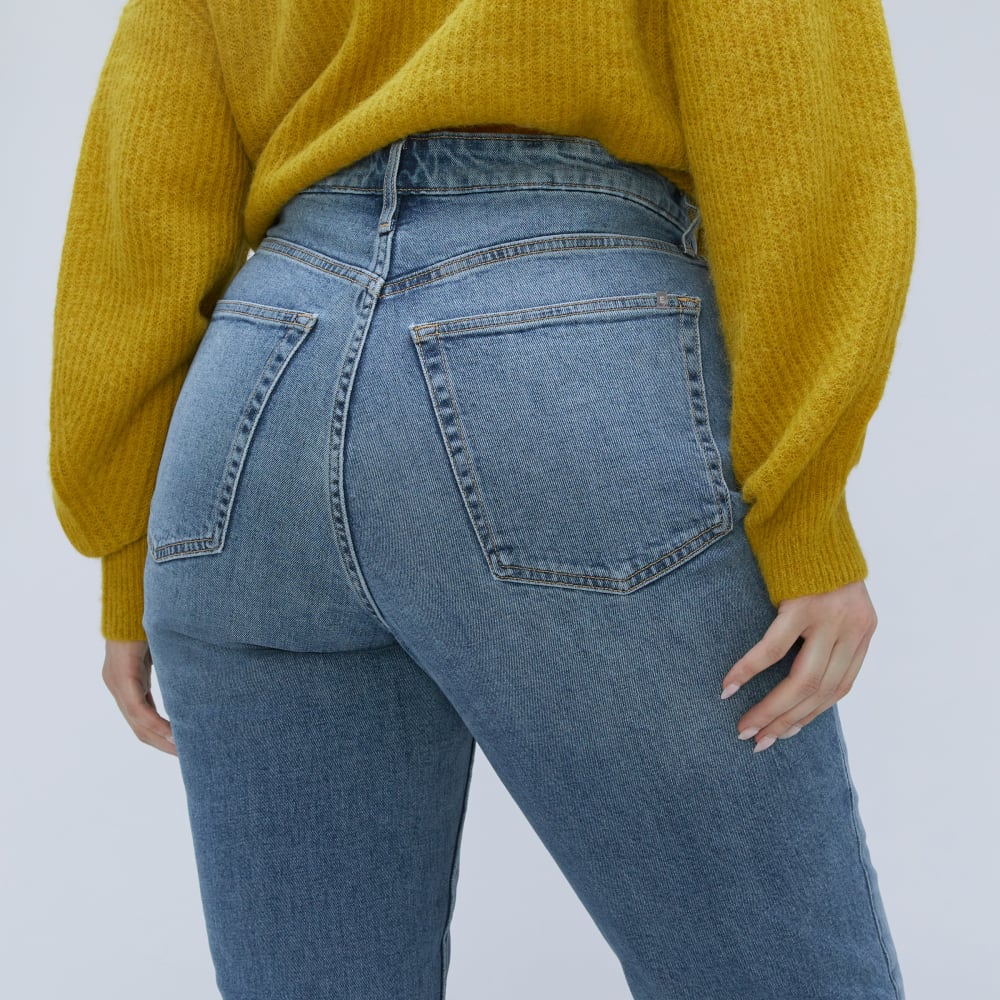 The Cheeky Hourglass Jean | Worn-In Mid Blue | 28.5 Inseam