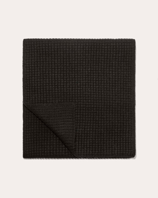 The Waffle Scarf | Black