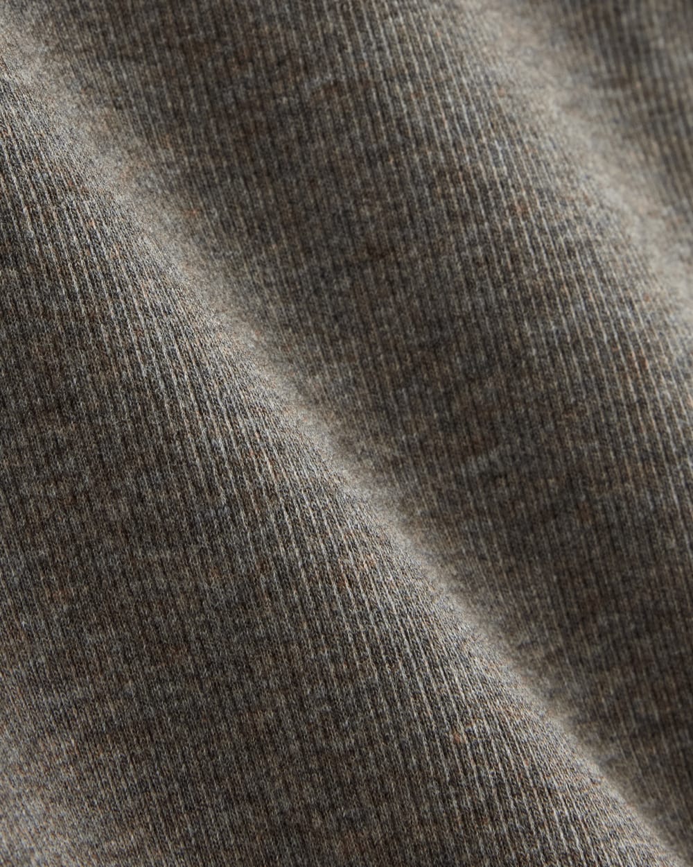 The Luxe Rib Long-Sleeve Crew | Washed Heathered Fatigue
