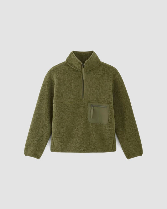 The ReNew Fleece Oversized Half-Zip | Kalamata