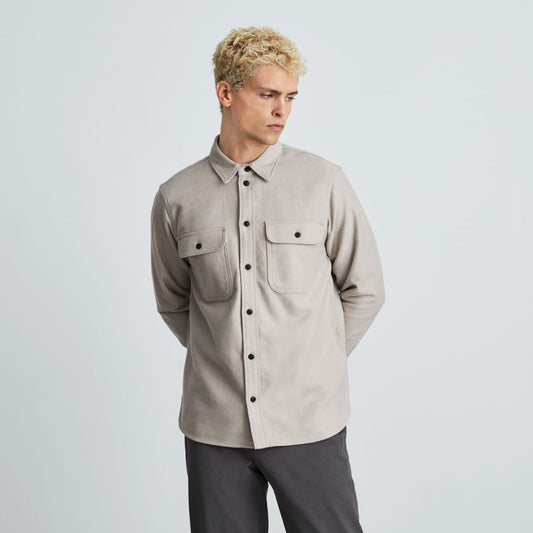 The Heavyweight Overshirt | Uniform | Stone