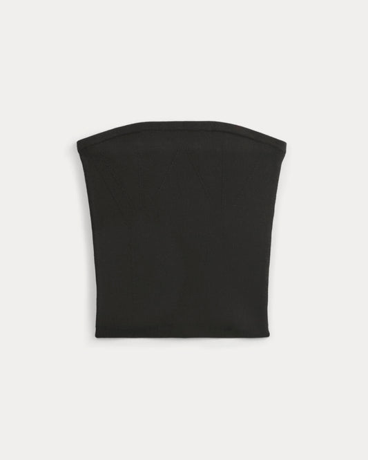 Knit Tube Top | Black