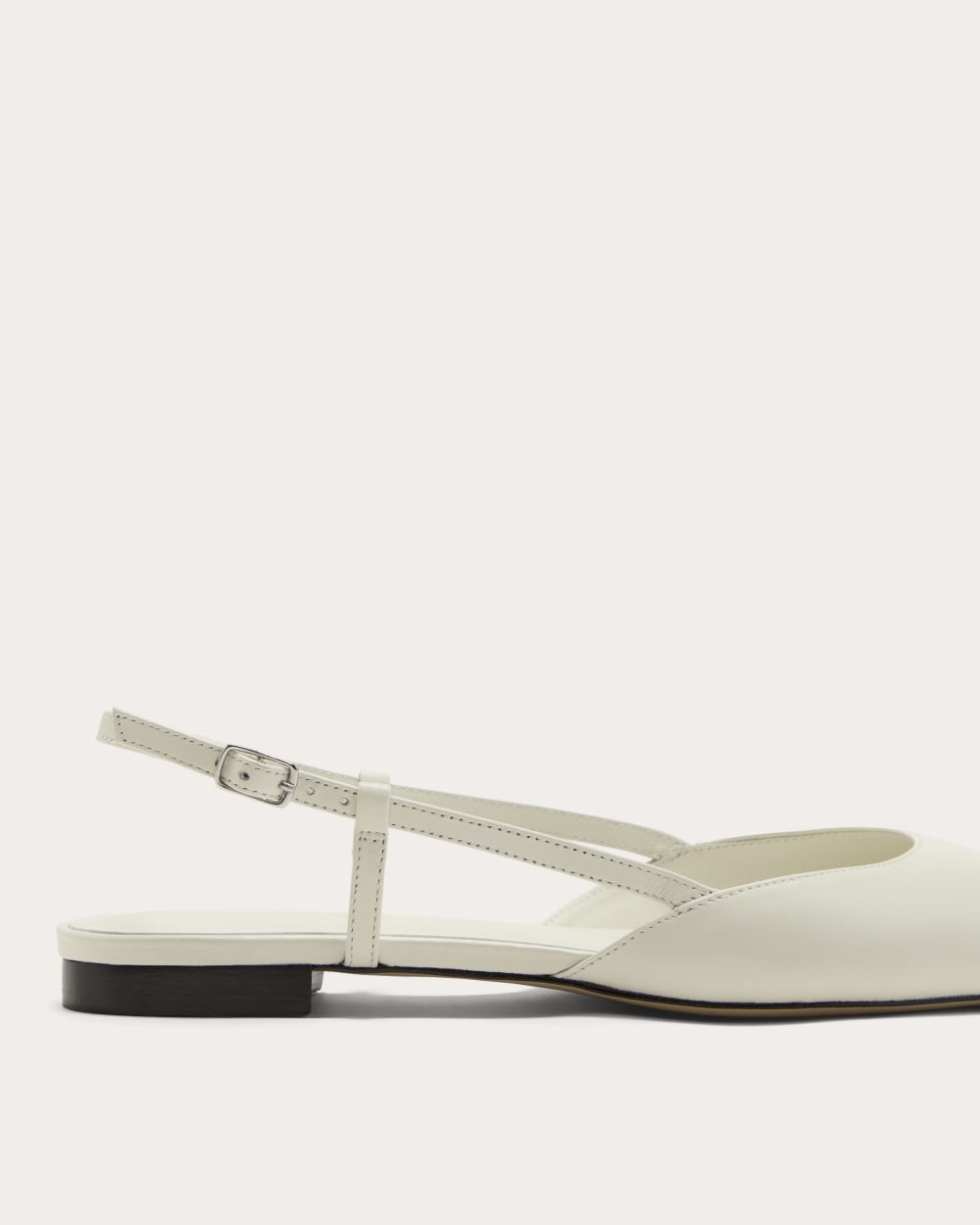 The Studio Slingback Flat | Canvas