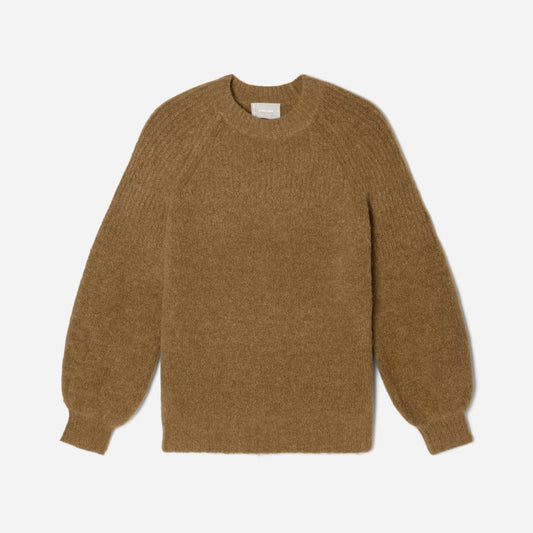 The SuperFuzz Alpaca Oversized Crew | Dijon