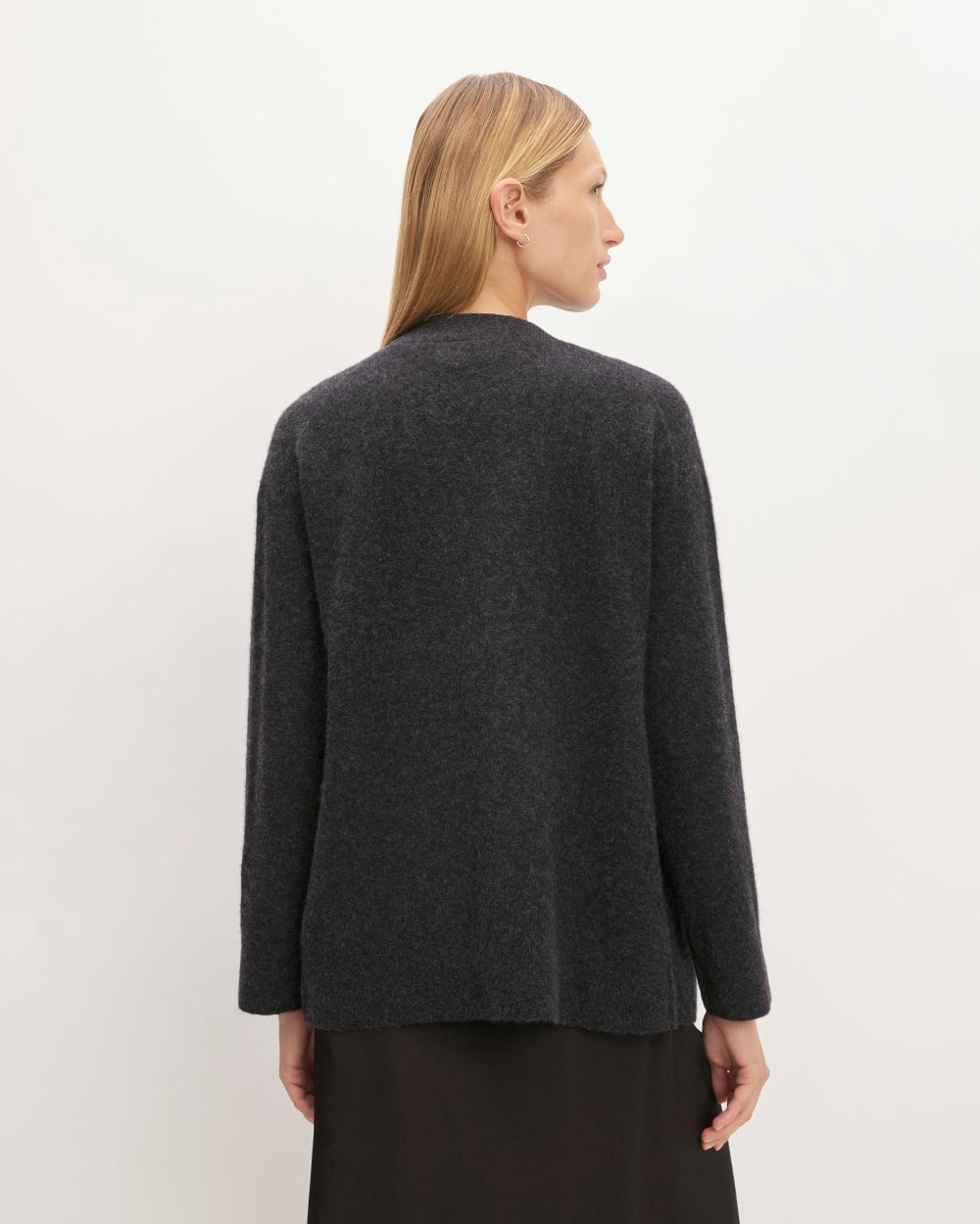 The Cozy-Stretch Relaxed Cardigan | Charcoal