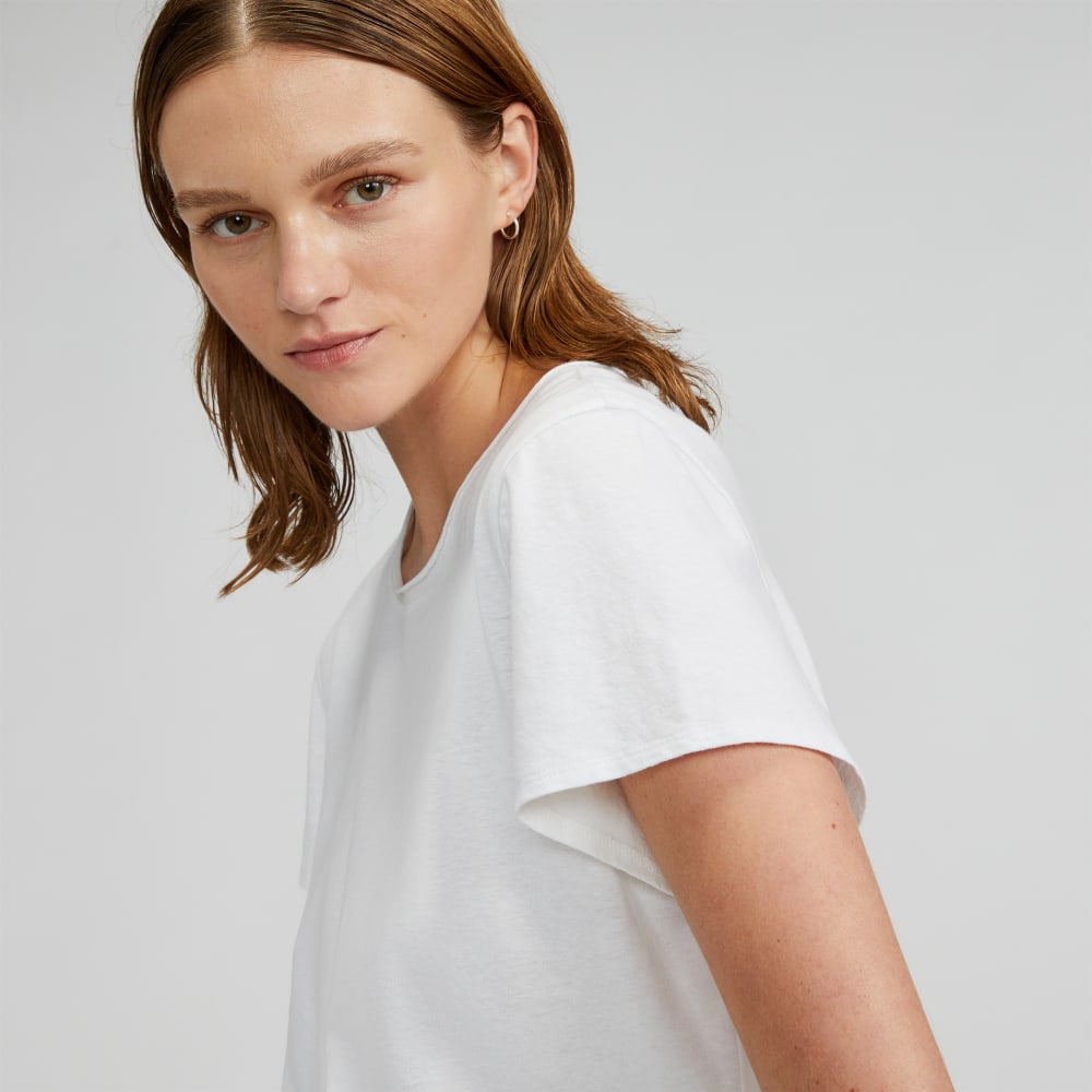 The Relaxed Hemp Tee | White