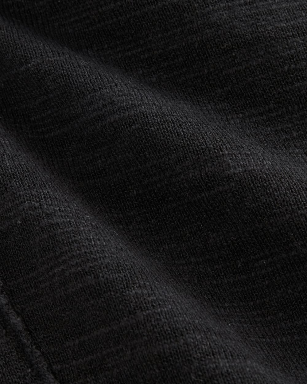 The Muscle Sweater in Cotton Linen | Black