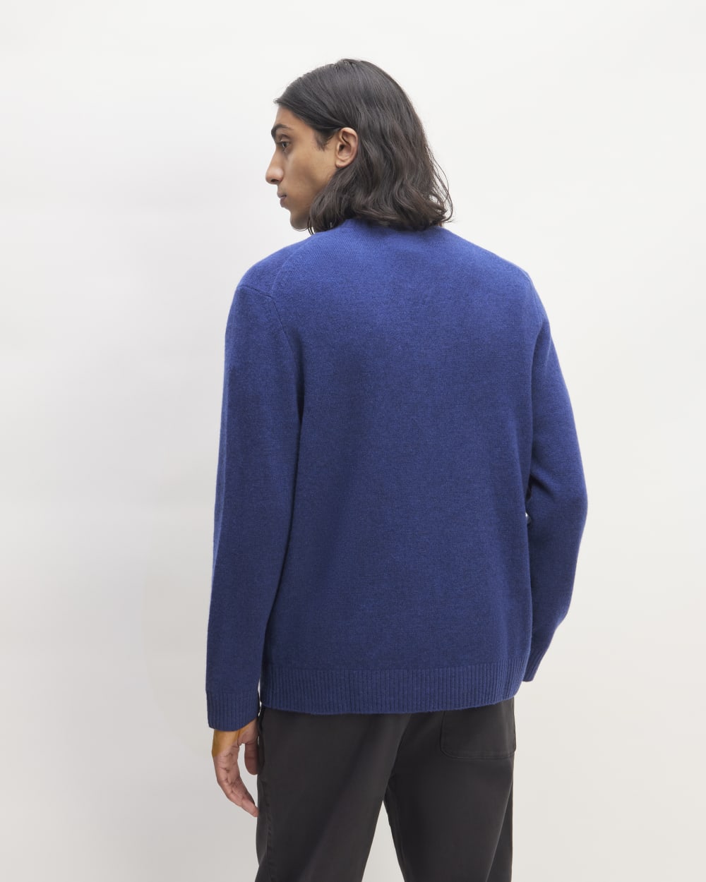 The Premium Merino Crew Neck Sweater | Bellwether Blue Heather