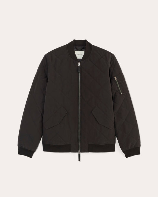 The Quilted Bomber | Black