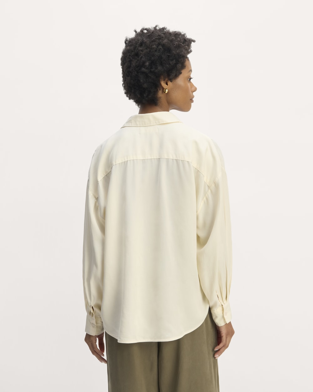 The Oversized Shirt in Butterlite | Bone