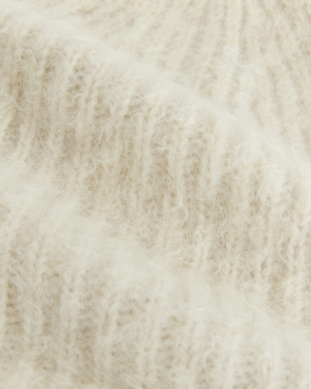 Plush Alpaca Beanie | Bone