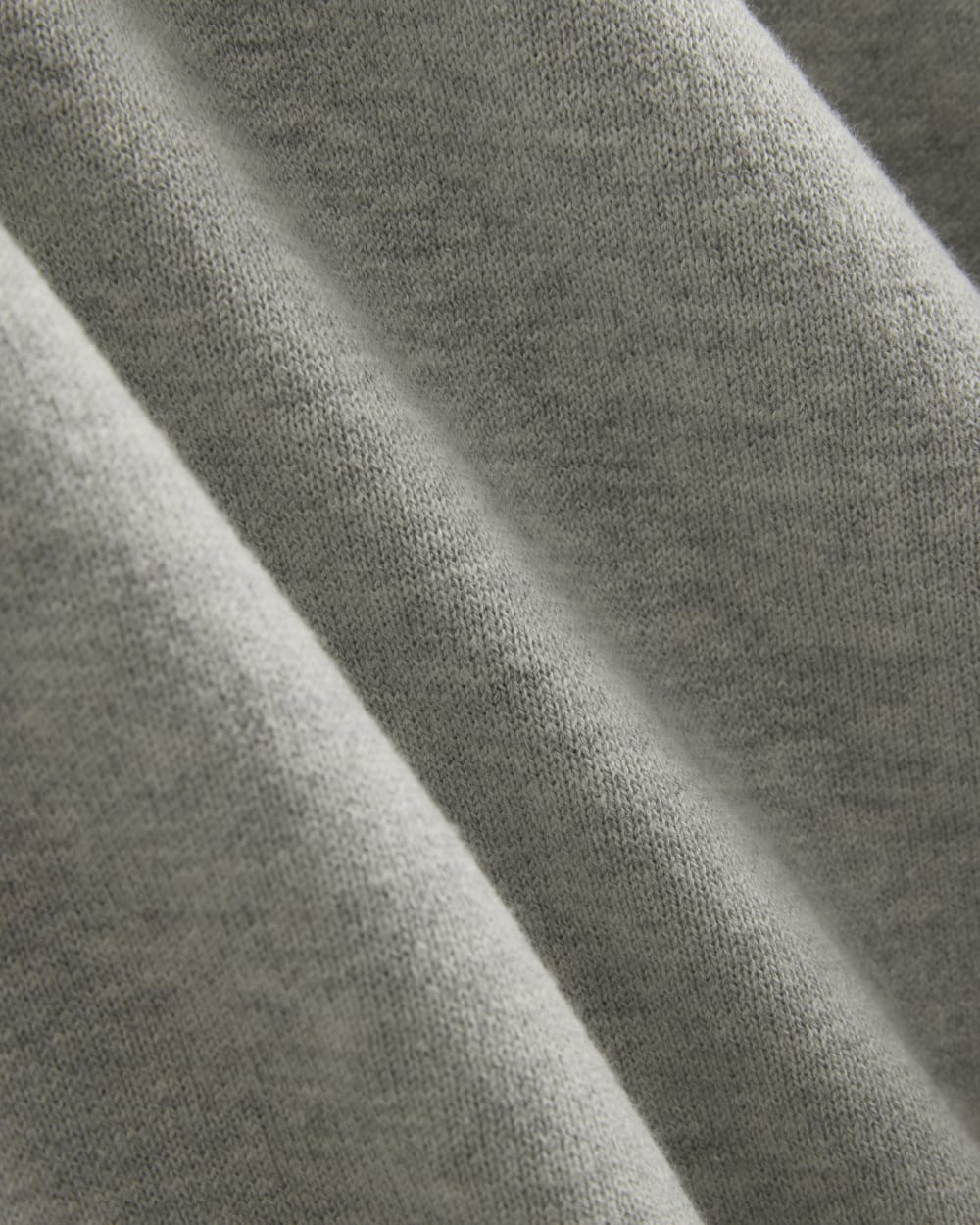 Luxe Merino Double-Knit Sweater | Heathered Grey