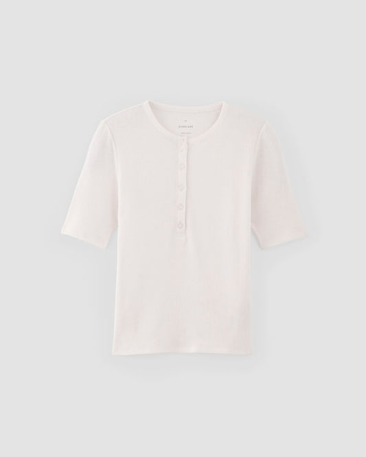The Vintage Rib Henley | Bone