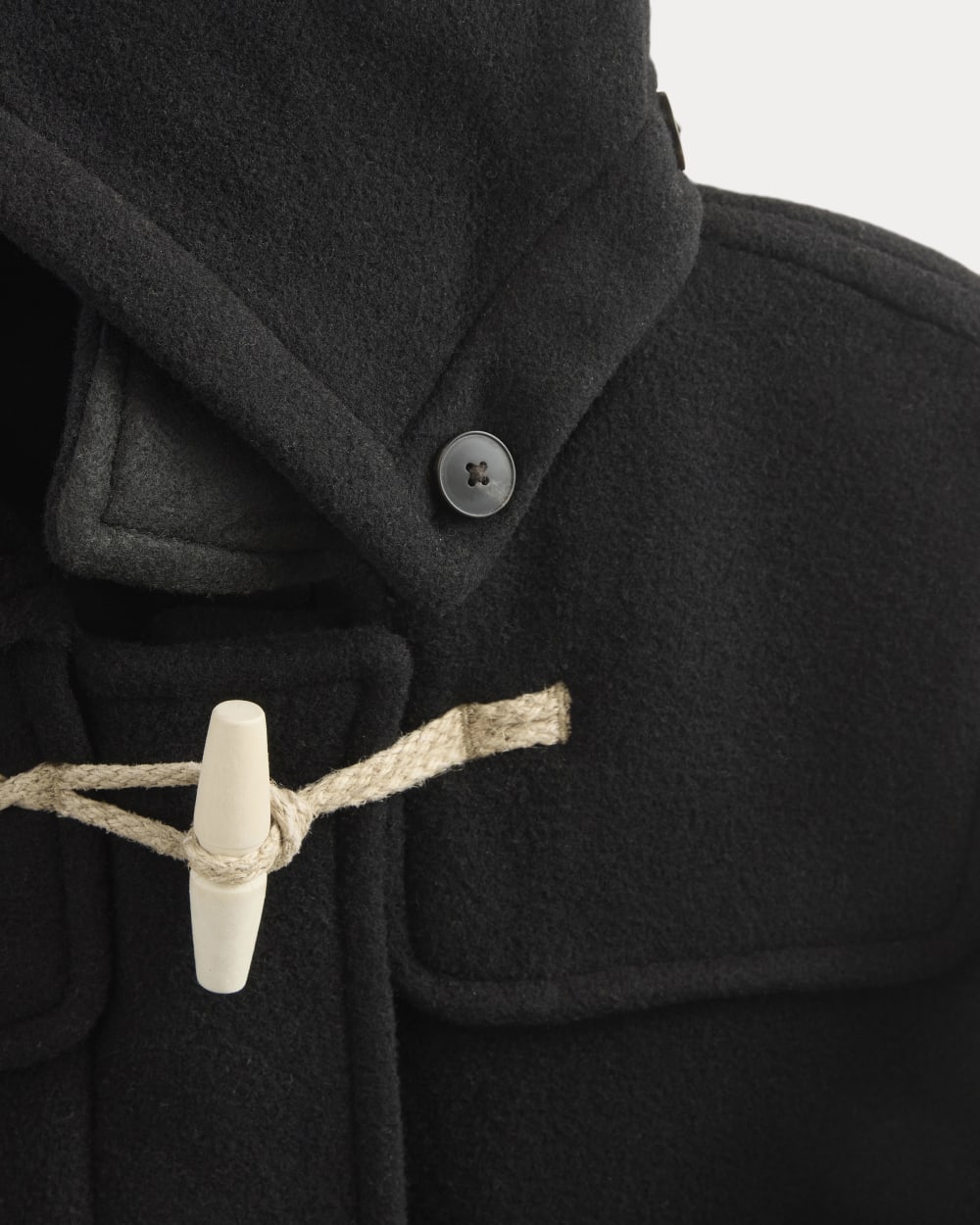 The ReWool Duffle Coat | Black