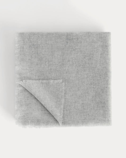 The Feather Cashmere Bandana | Heathered Grey