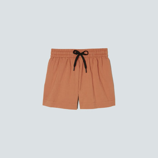 The Seersucker Boxer Short | Tawny Brown