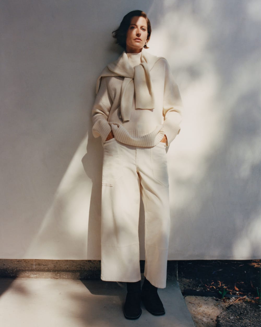 The Cashmere Oversized Turtleneck | Bone