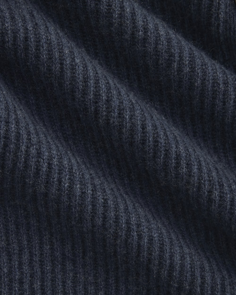 The Cocoon Henley in Wool Cashmere | Indigo
