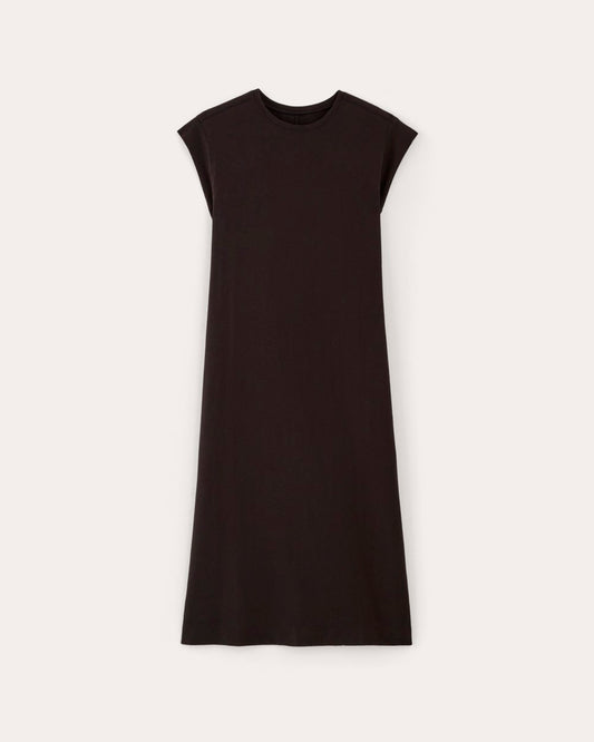 The Muscle Tee Midi Dress | Black