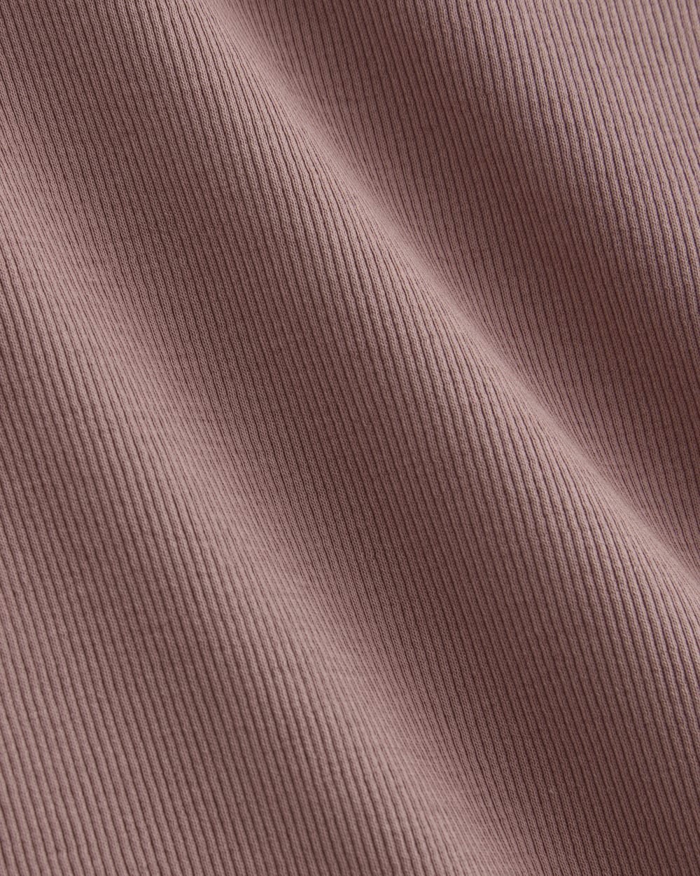 The Luxe Rib Scoop-Neck Tee | Rose Dusk