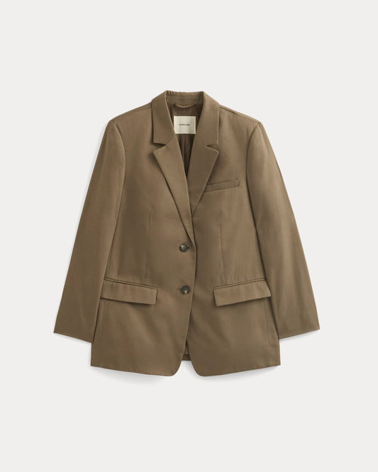 The Oversized Blazer in Buttersmooth | Deep Taupe