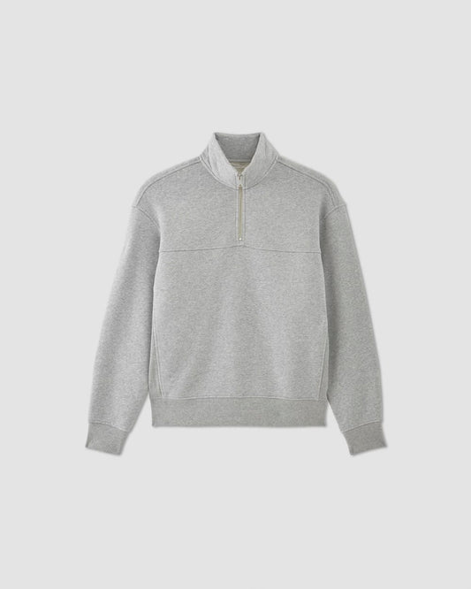 The ReTrack Fleece Half-Zip | Heathered Grey