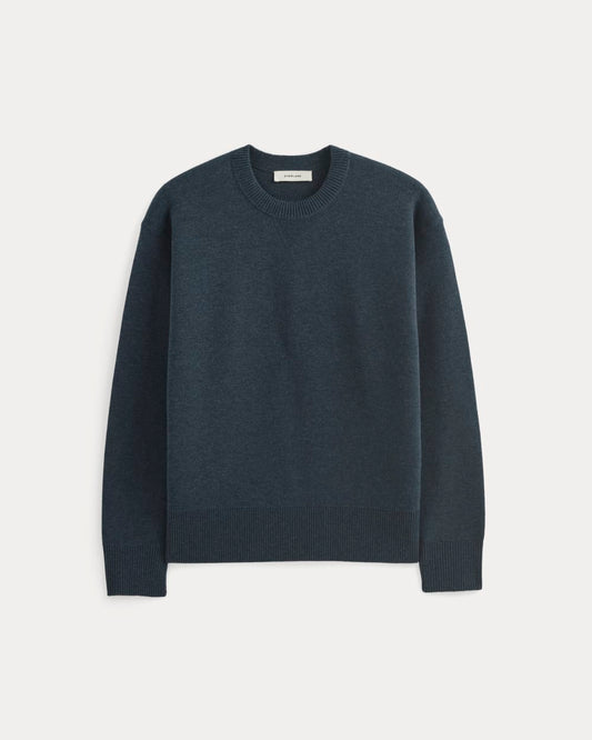 Luxe Merino Double-Knit Sweater | Indigo