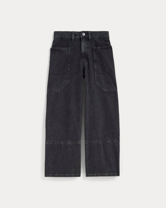The Way-High® Gardener Cropped Jean | Washed Black